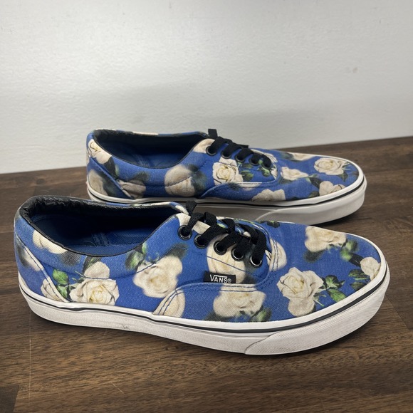 Vans Shoes - Vans Romantic Floral Lapis Blue Low Top Skate Shoes Men's 7 Womens 8.5 Floral
